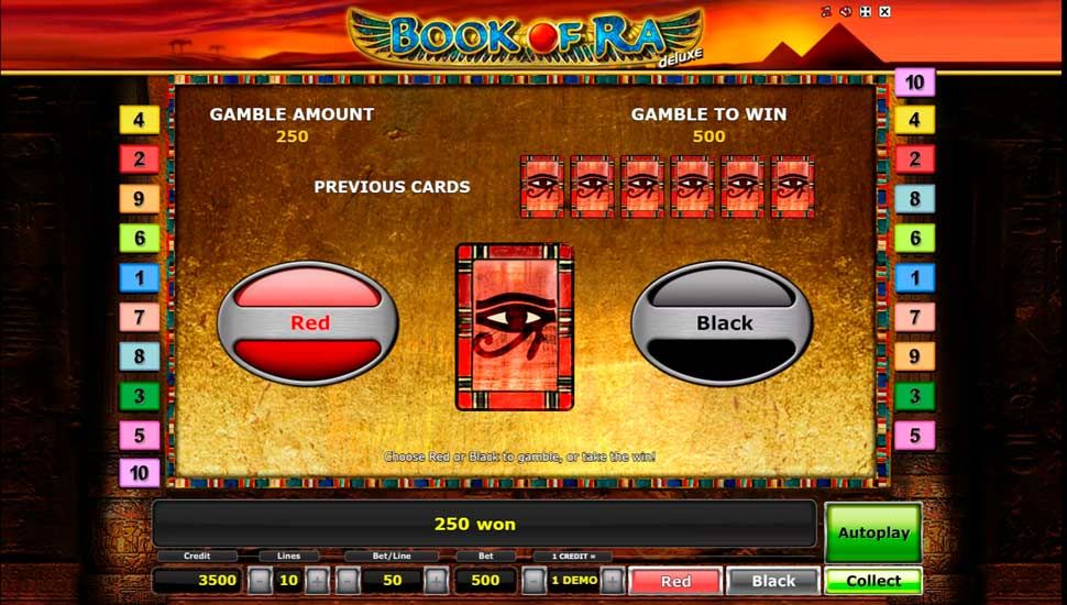 Book of ra deluxe slot Gamble Game