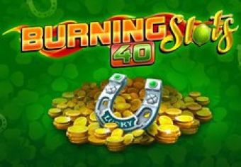 Burning Slots 40 logo