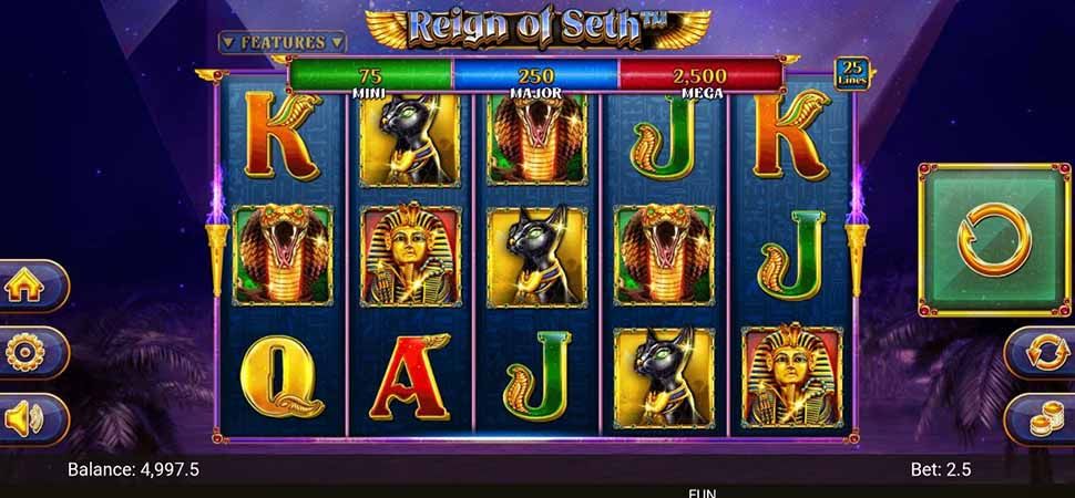 Reign of Seth Egyptian Darkness slot mobile
