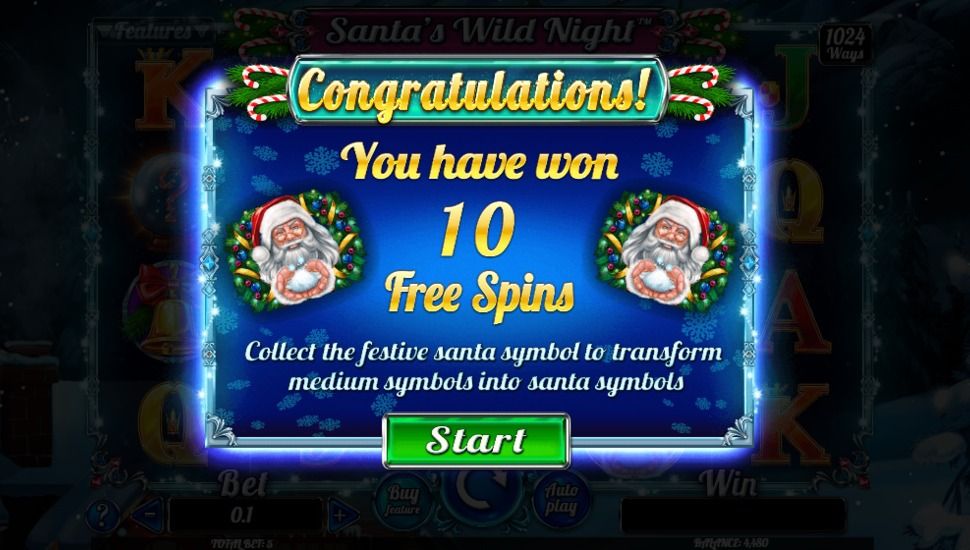 Santa's Wild Night slot machine