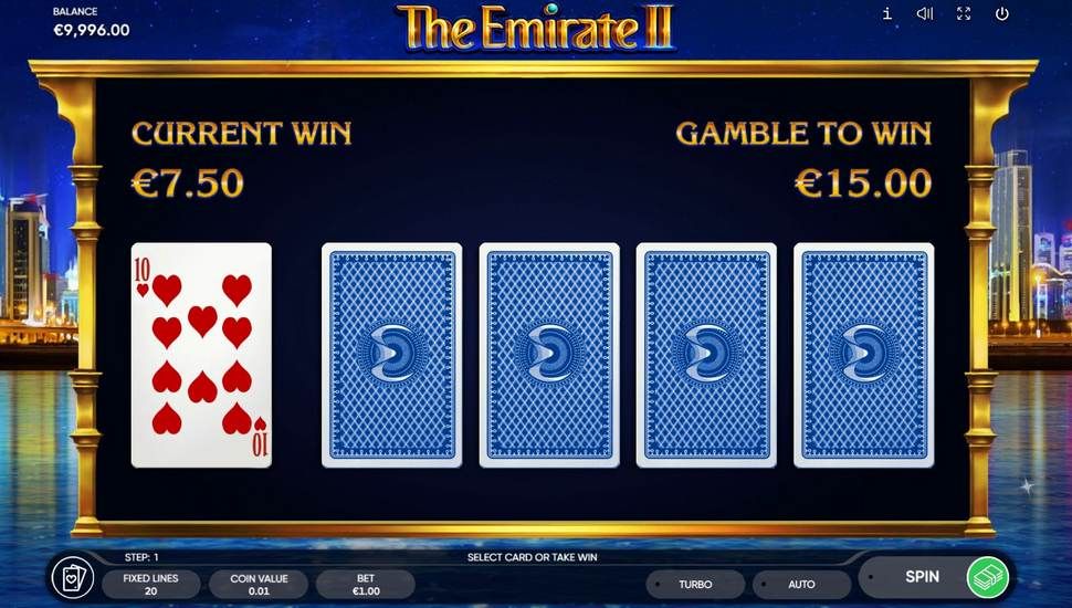 The Emirate II Slot - Risk Game