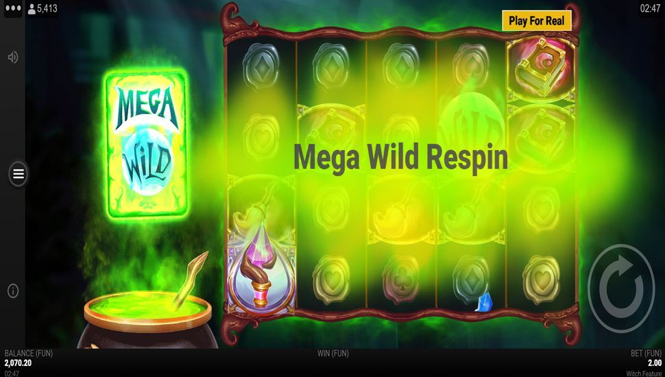 Witch Feature Slot - Mega Wild Respin