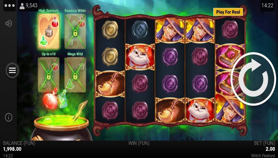 Witch Feature Slot Mobile