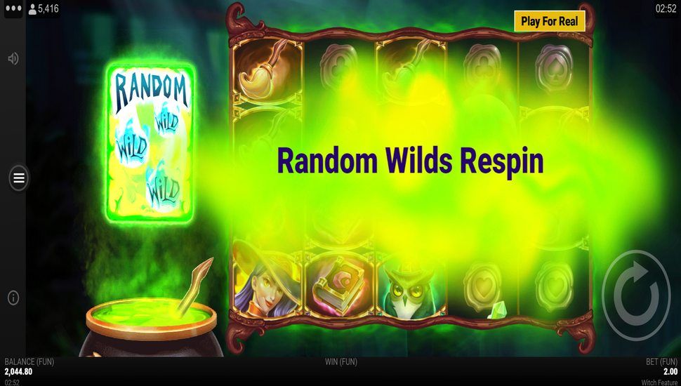Witch Feature Slot - Random Wilds Respin