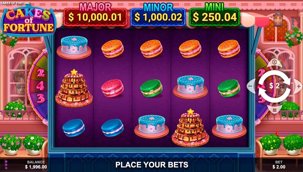 Cakes of Fortune slot gameplay