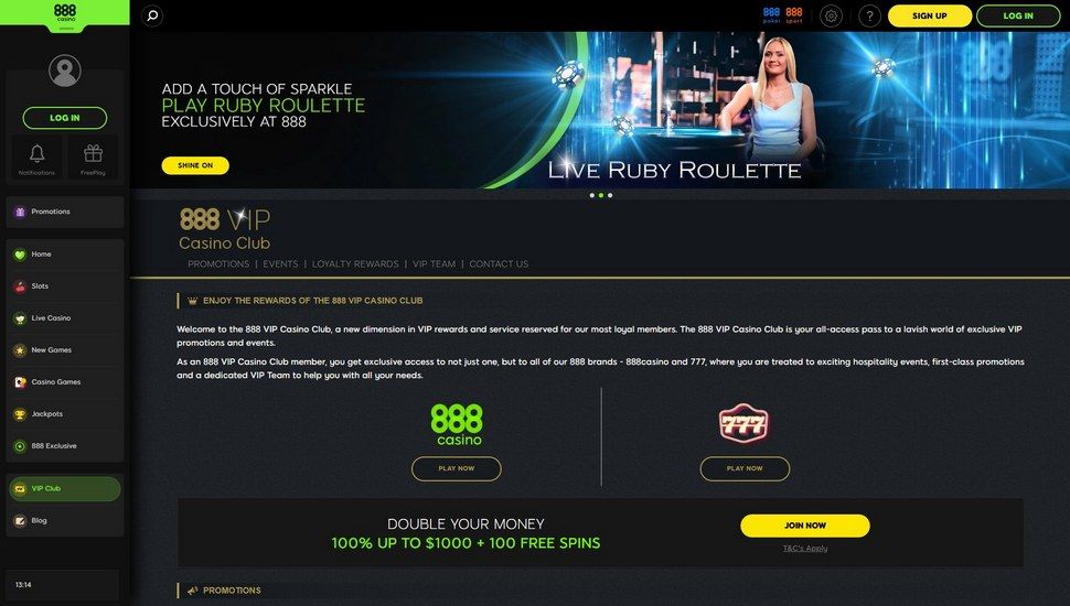 888 casino VIP Program