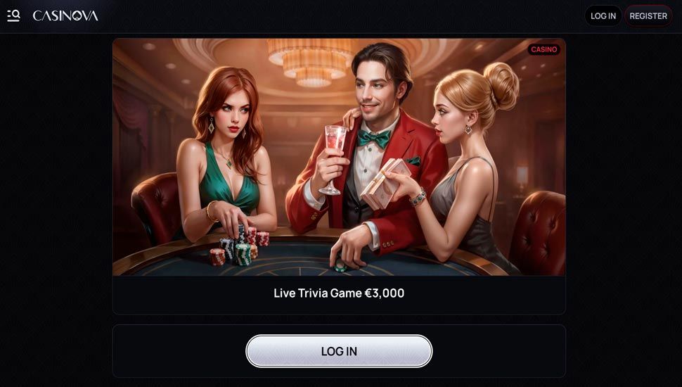 casinova bonus