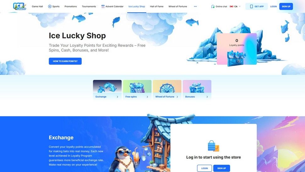 Ice Casino ice lucky shop