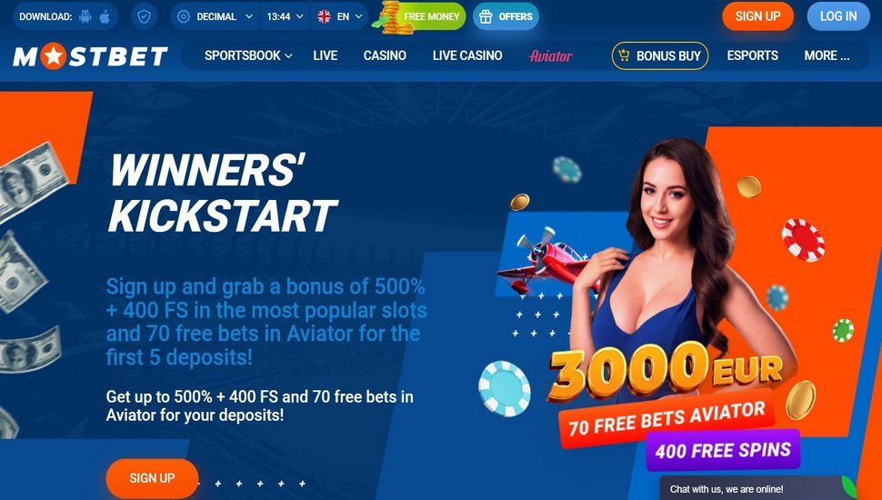 Mostbet welcome bonus