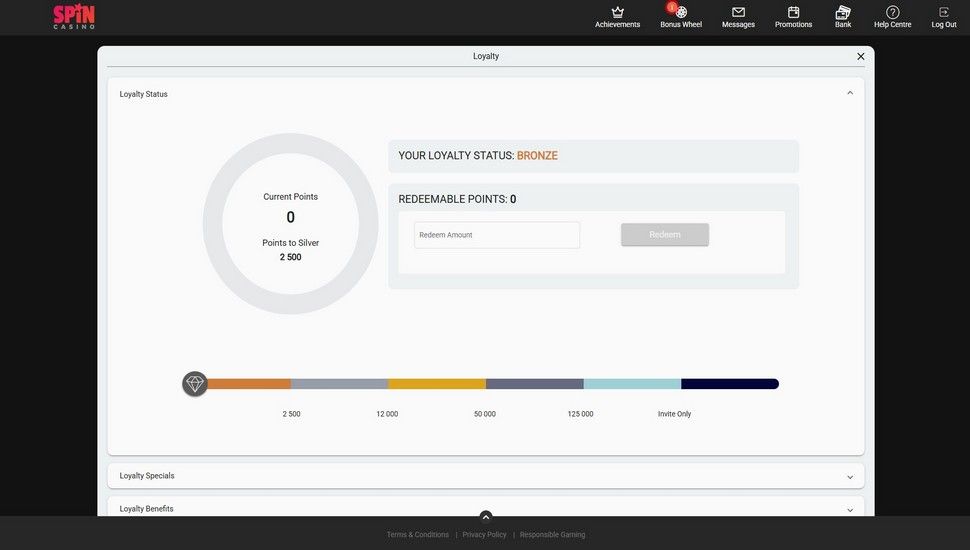 Spin Casino VIP Program