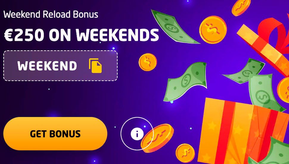 Stay Casino weekend reload bonus