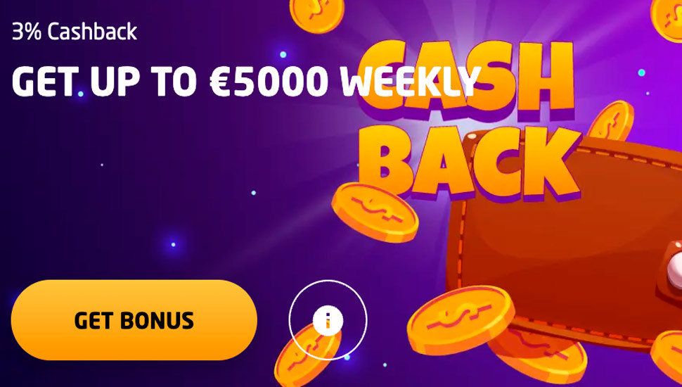 Stay Casino weekly cashback bonus