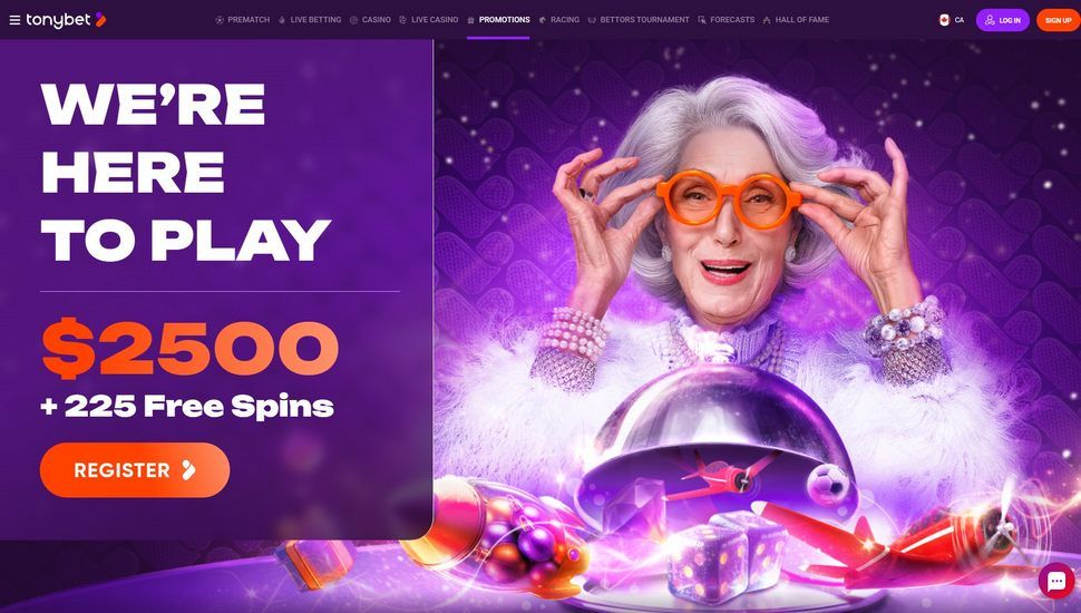 Tonybet welcome bonus