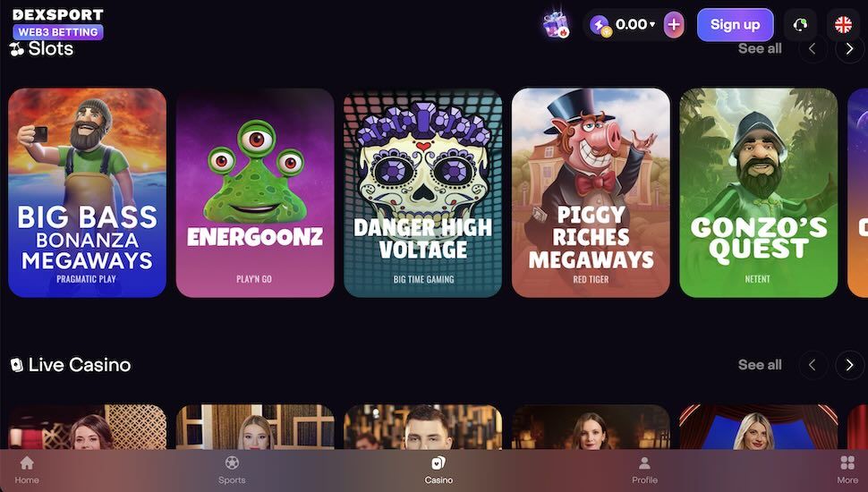 Dexsport.io casino