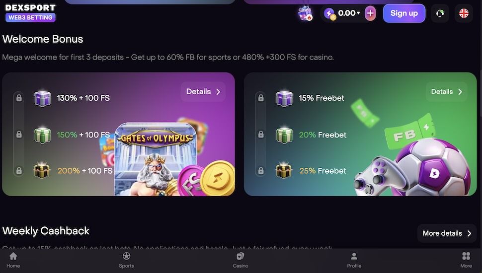 Dexsportio casino