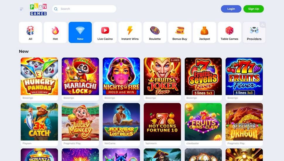 Plangames casino