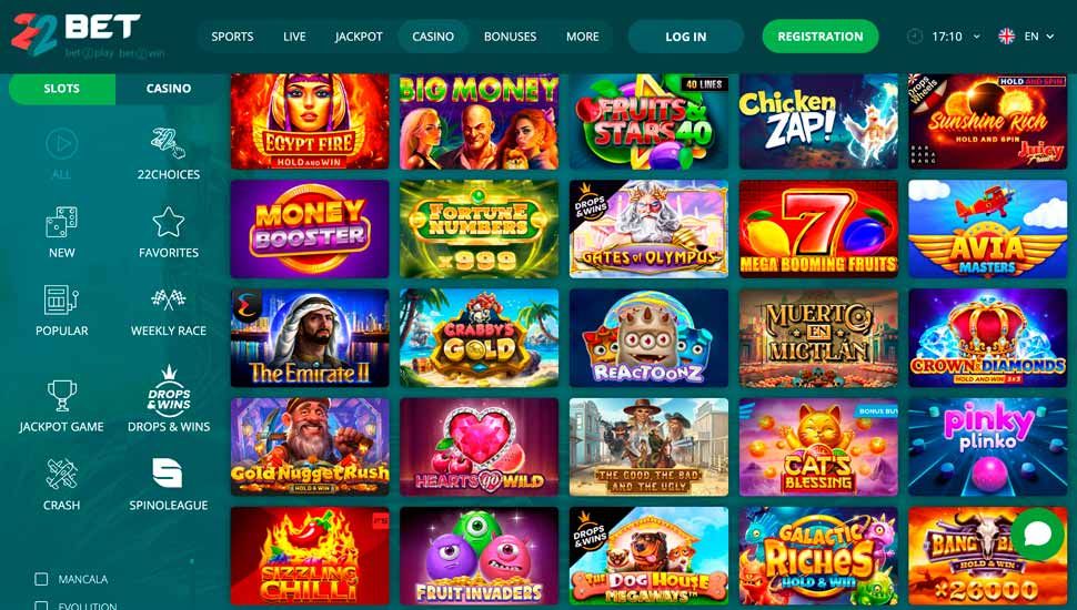 22bet casino