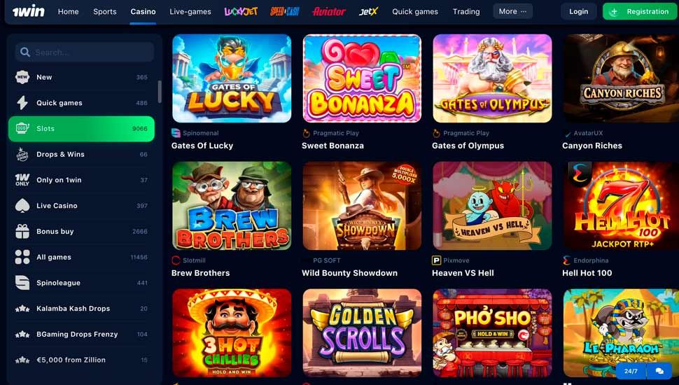 1win casino