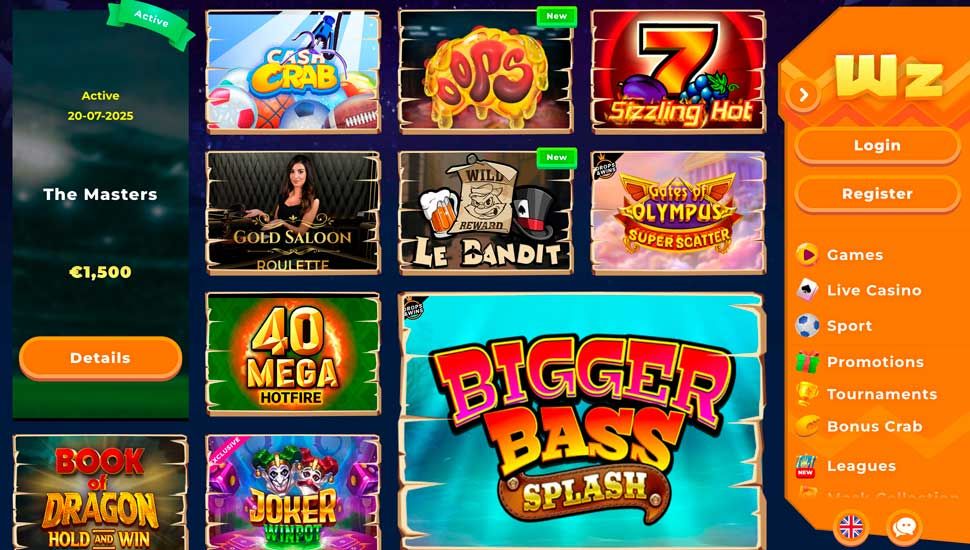 Wazamba casino