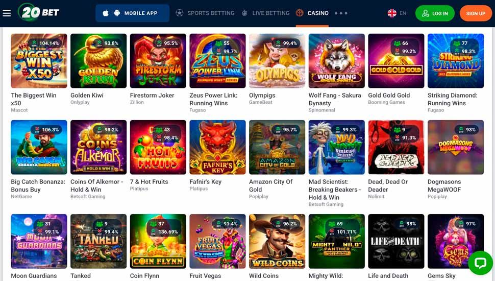 20bet casino
