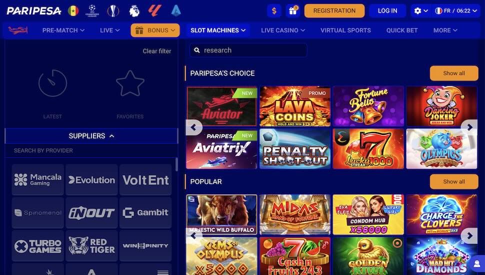 Paripesa Casino