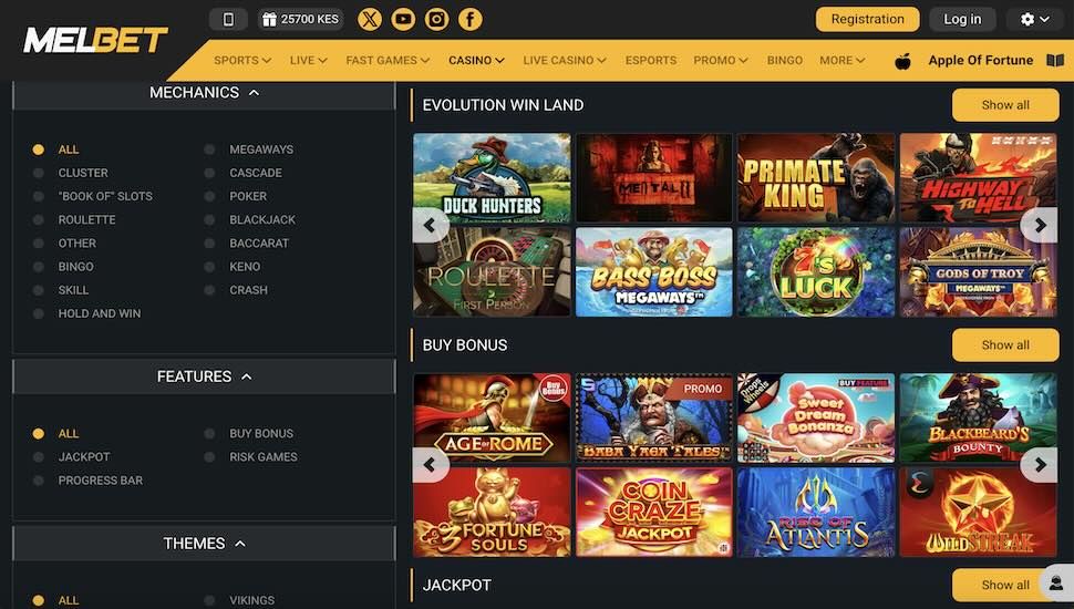 Melbet casino