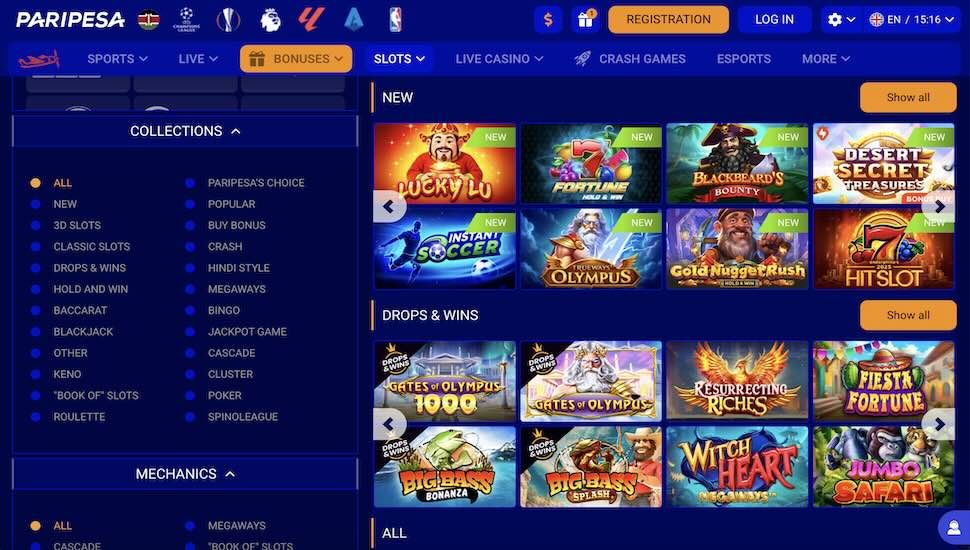 Paripesa casino
