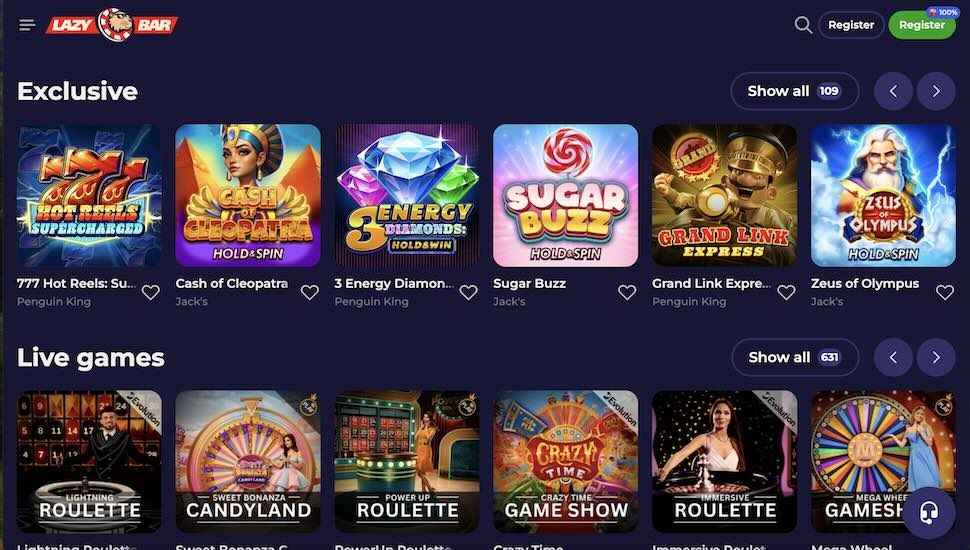 Lazybar Casino