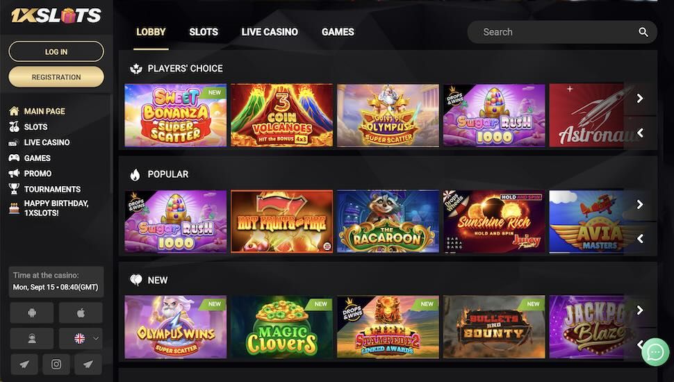 1xslots Casino