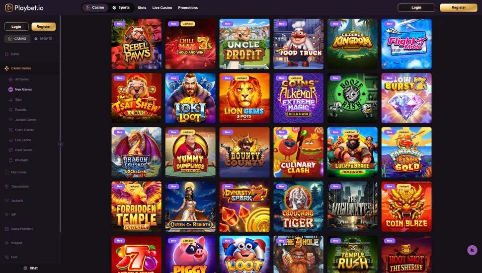 Playbet.io casino