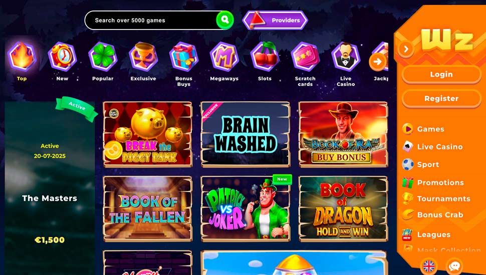 Wazamba casino