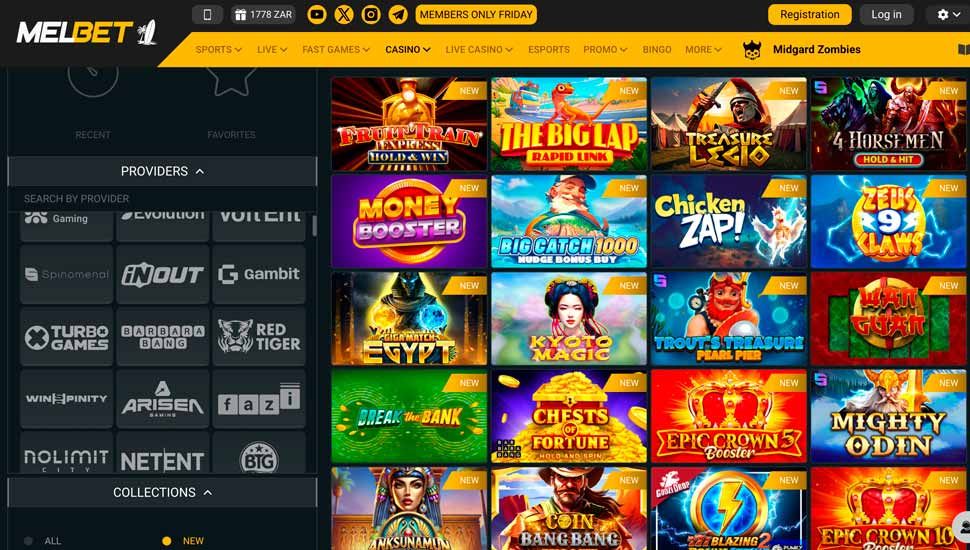 MelBet casino