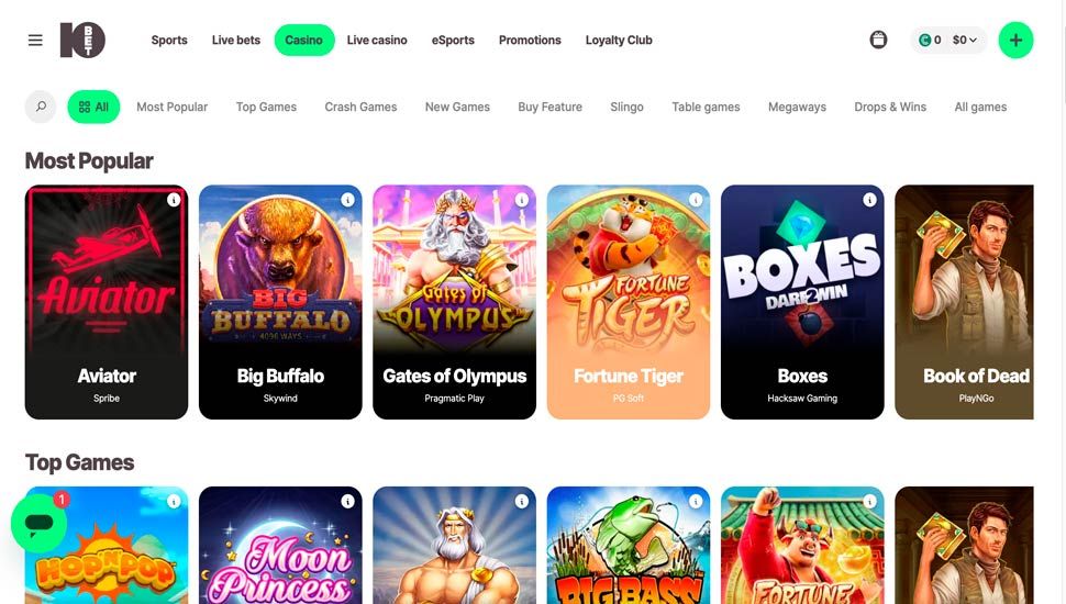 10bet casino main page