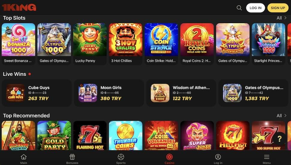1King casino Games