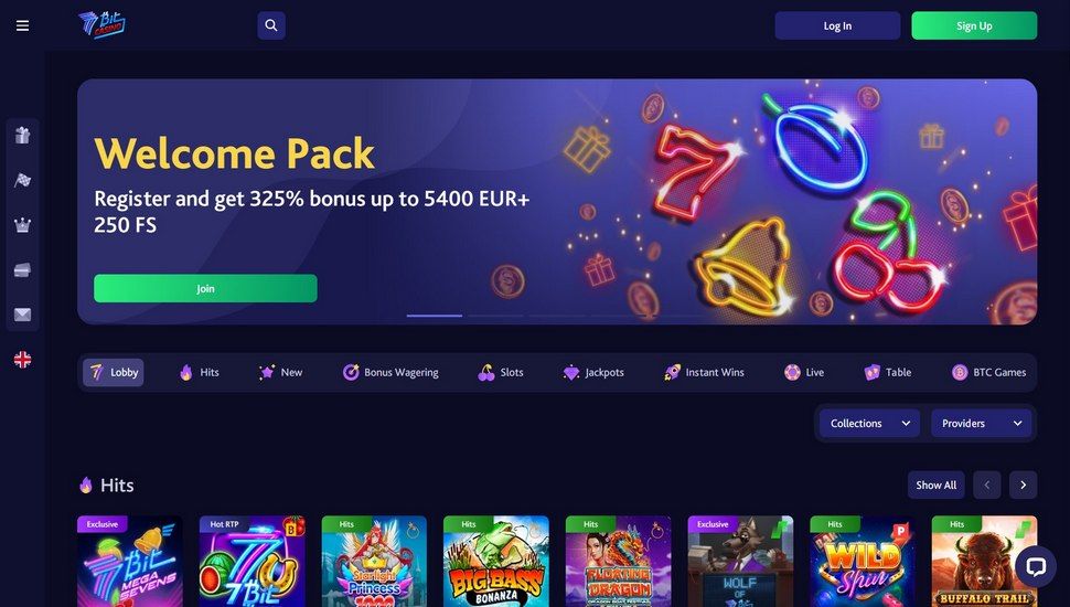 7bit Casino main page