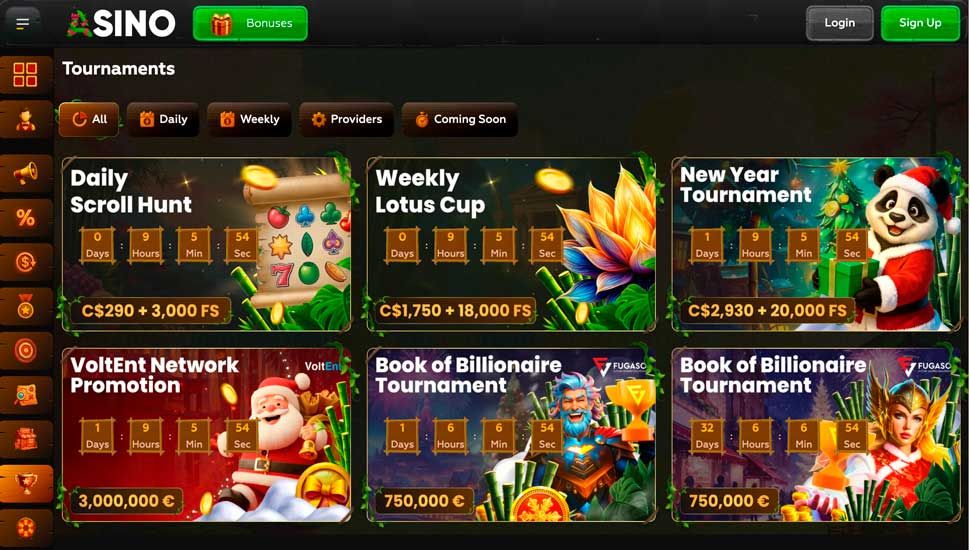 Tournaments Asino Casino