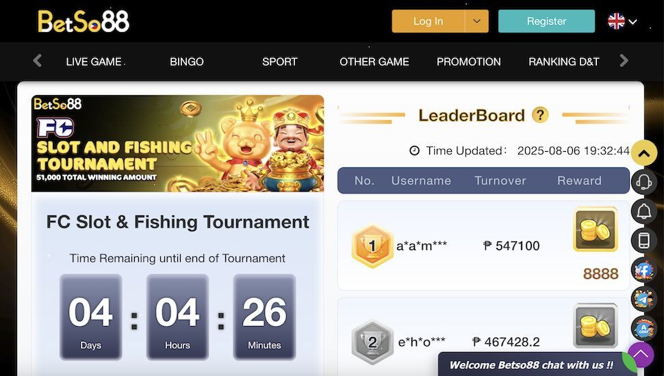 Betso88 Casino Tournaments