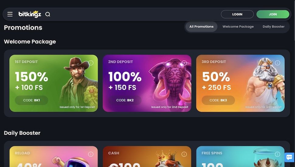 Bitkingz Bonuses