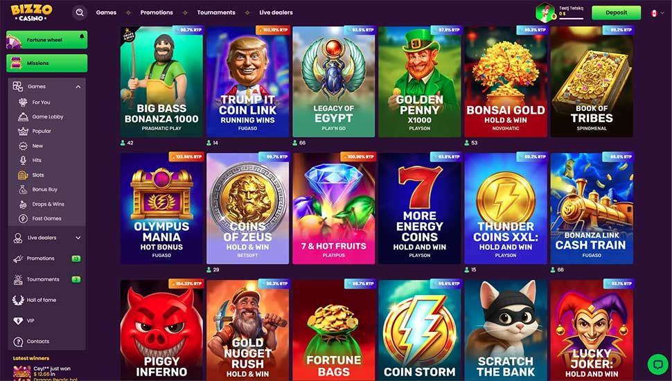 Bizzo Casino Slots