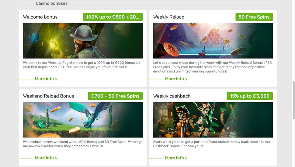 Campobet casino bonuses