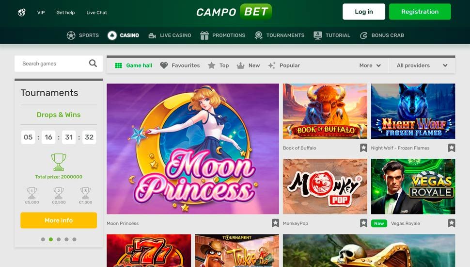 Games at Campobet