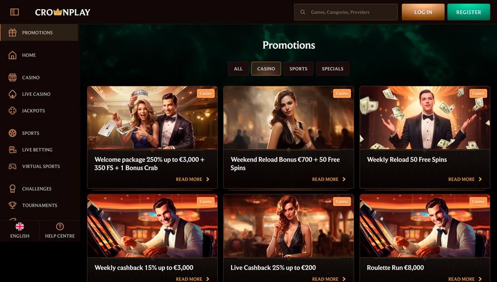 Crownplay casino bonuses