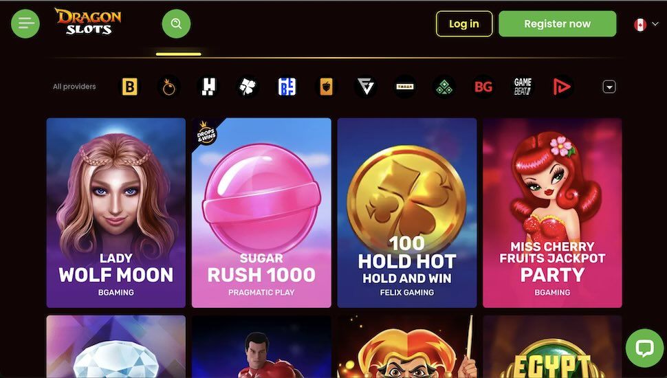 Dragonslots Casino Games