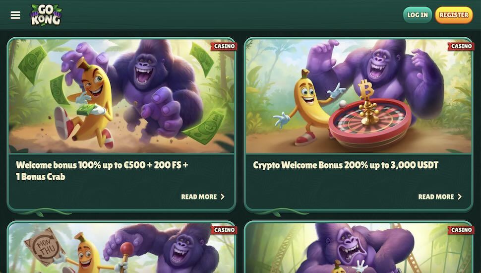 Gokong Casino Bonuses
