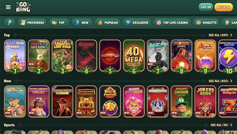 GoKong Casino Games