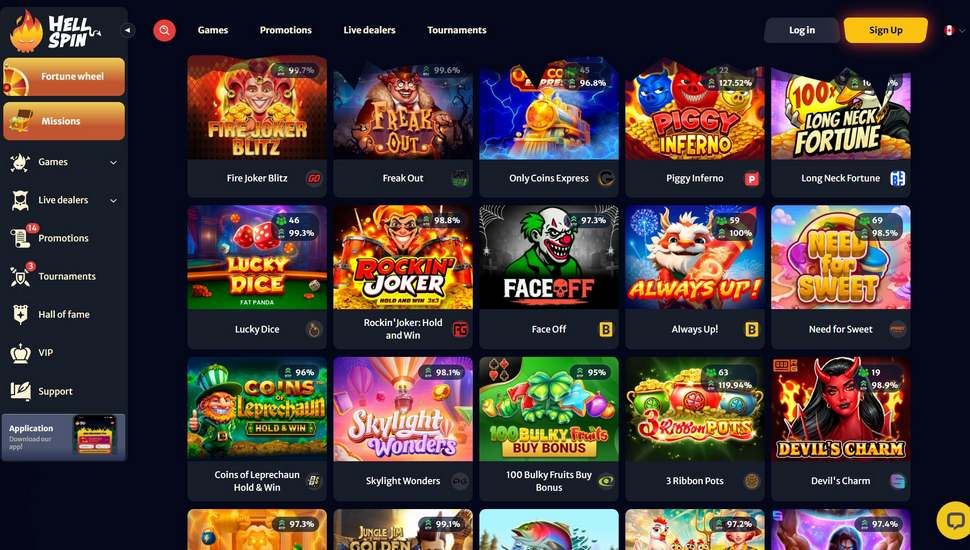 Hellspin casino slots