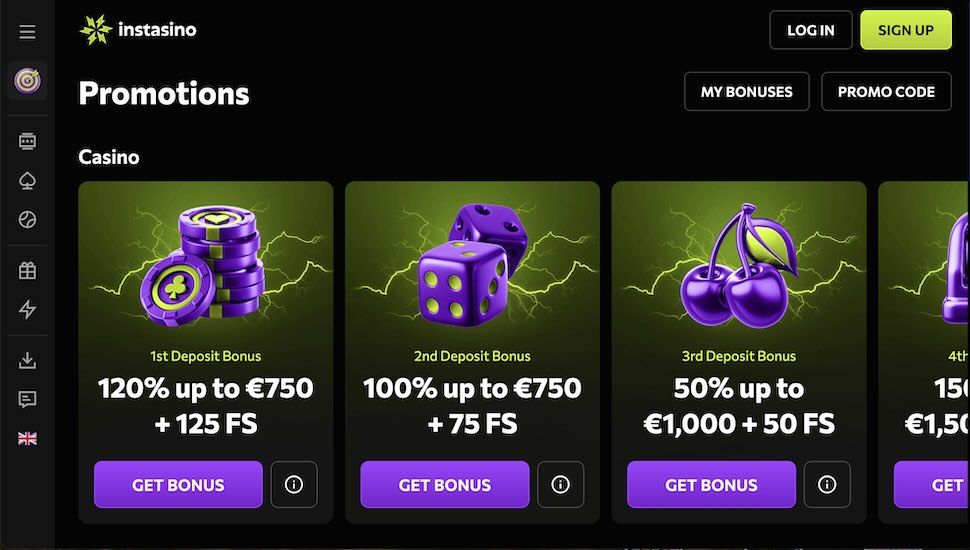 Instasino Casino Bonuses