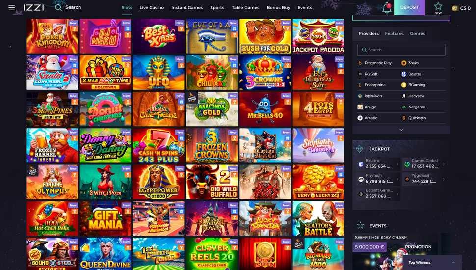 Izzi Casino Games