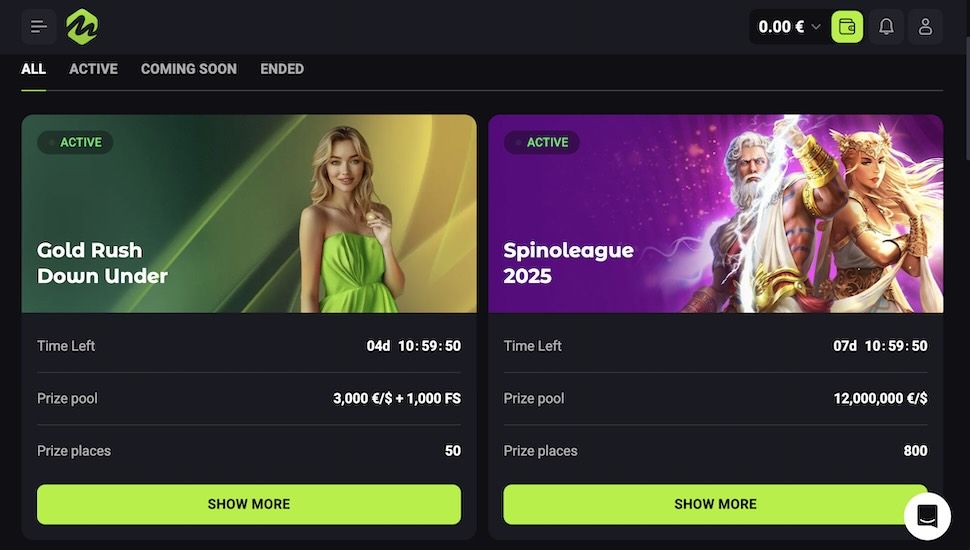 Mateslots Casino Tournaments
