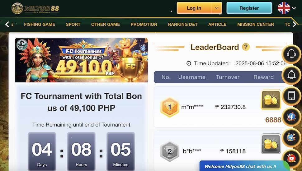 Milyon88 Casino Tournaments